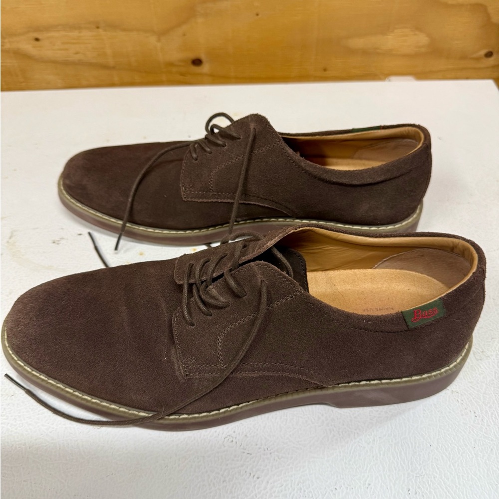 Bass Brown Suede Loafers